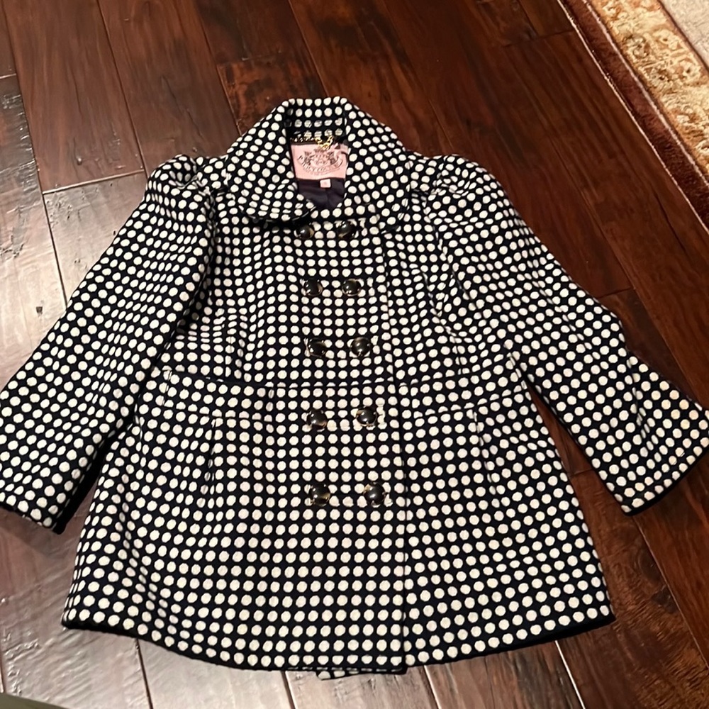 Juicy navy wool pea coat